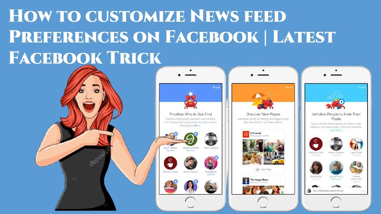 how to customize news feed  on facebook | how to set news feed preferences on facebook
