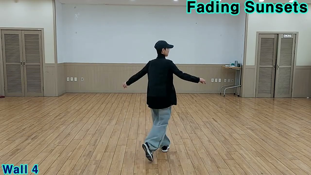 FADING SUNSETS LINE DANCE(Intermediate NC2), Alison Metelnick & Peter Metelnick(January 2026)