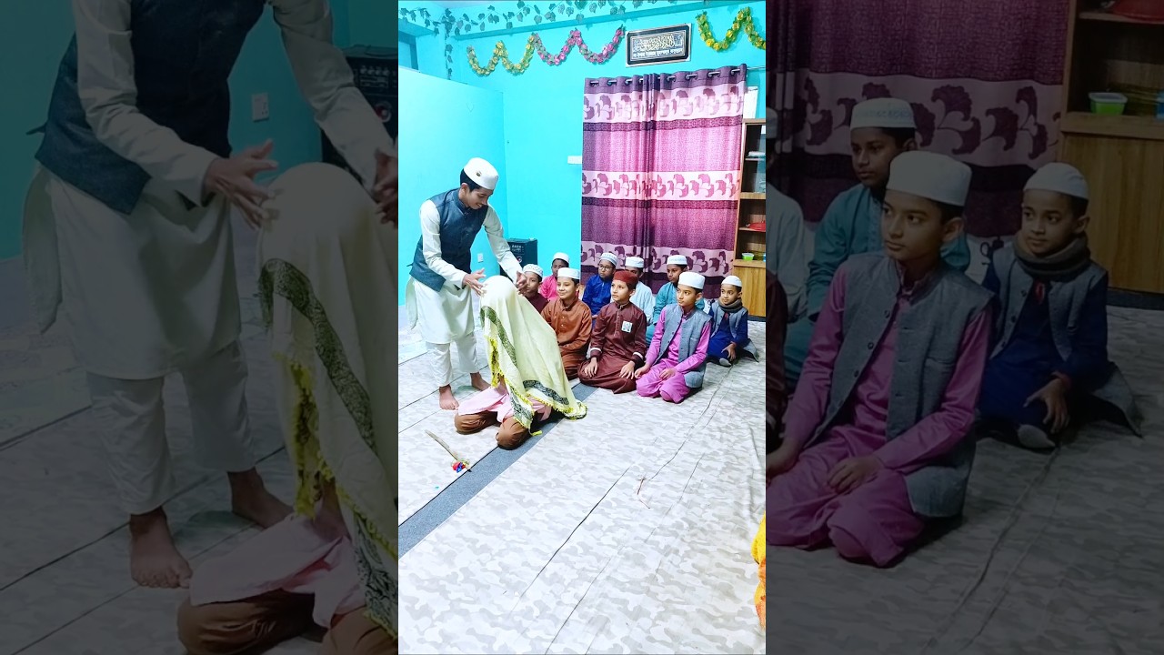 Madrasah students want to see how many talents play magic😀😀