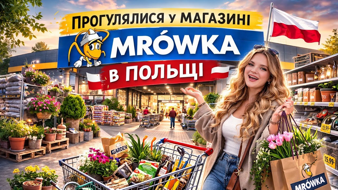 Прогуляємось у магазин MRÓWKA в Польщі 
