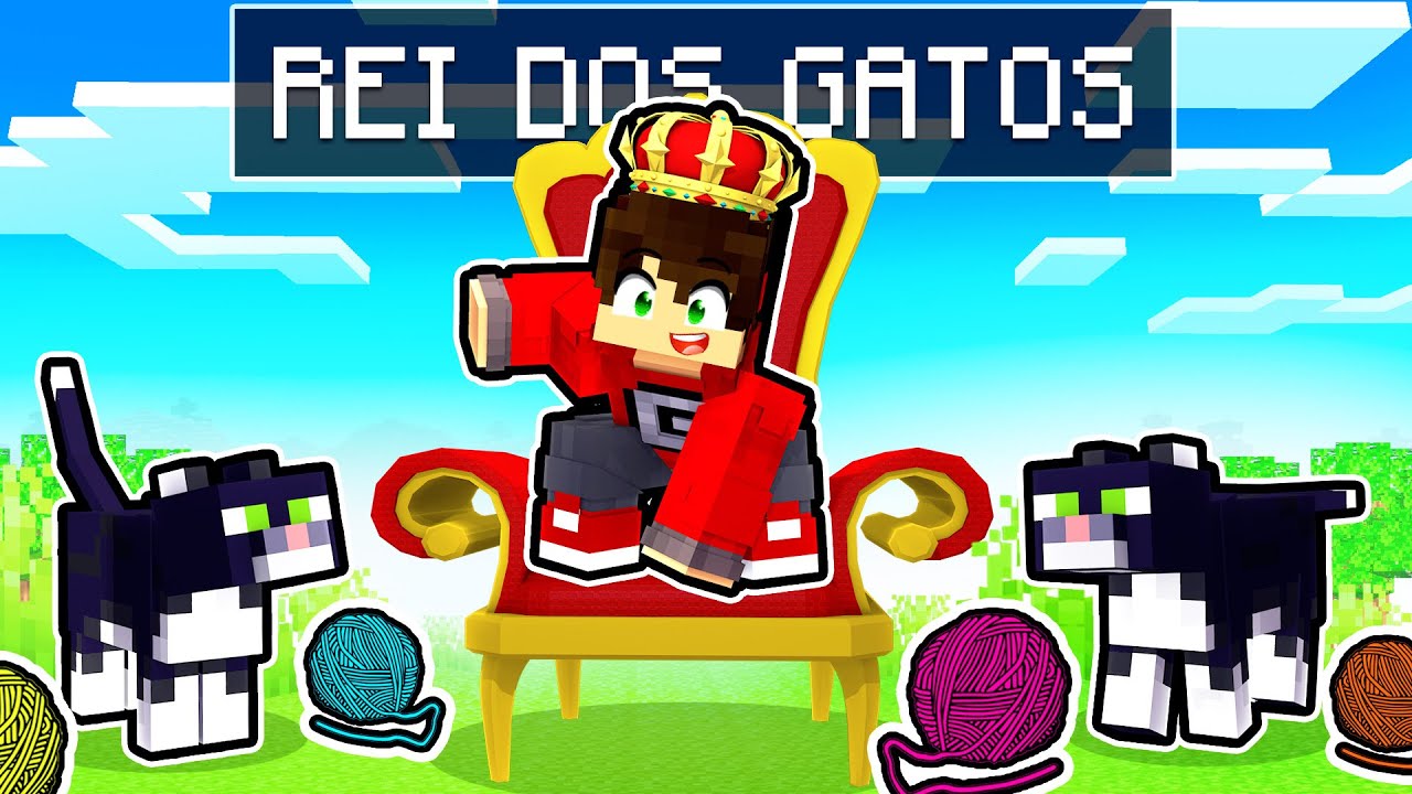 GUIHH é o REI DOS GATOS no Miencraft