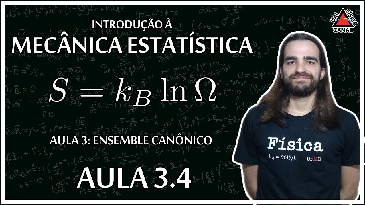 Mecânica Estatística - Conexão com a Termodinâmica no ensemble canônico - Aula 3.4