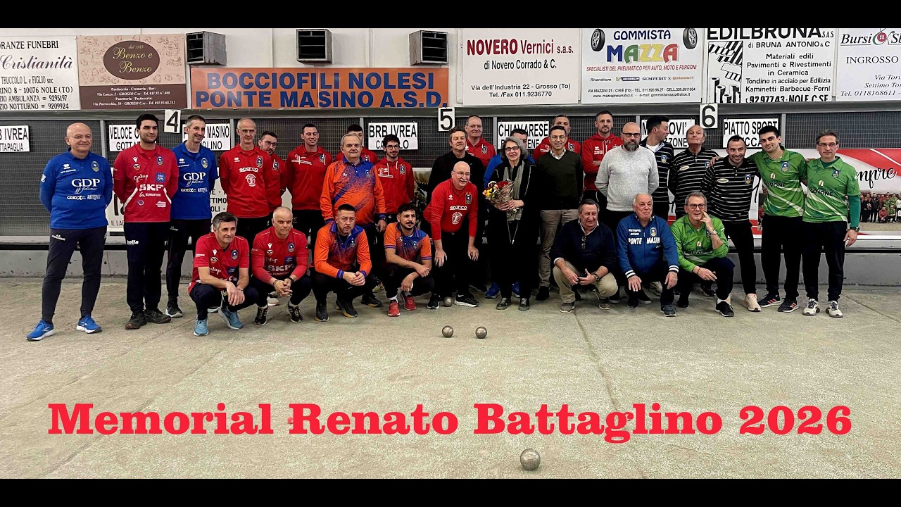 Memorial Renato Battaglino 2026