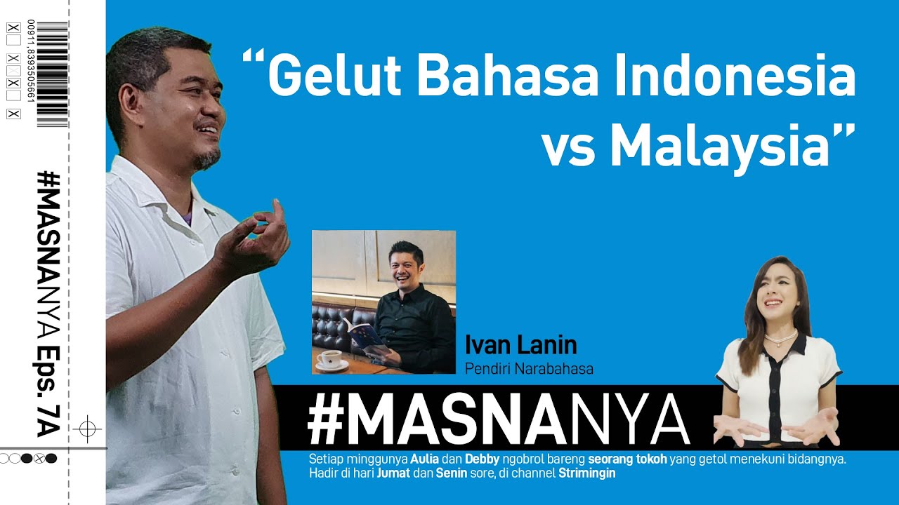 Gelut Bahasa Indonesia vs Malaysia @ivanlanin #masnanya #padepokankarya
