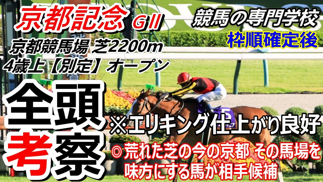 【京都記念2026】全頭考察 叩きでもこのメンバーならばやはりエリキング上位