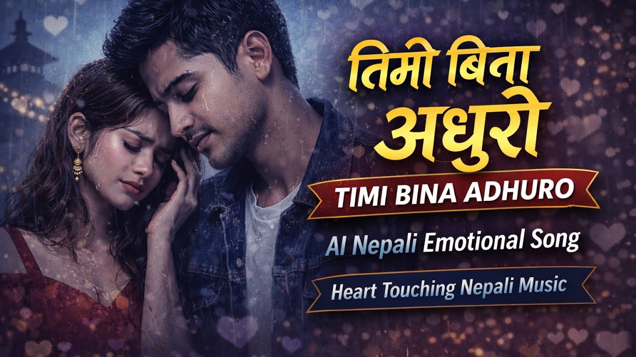 Timi Bina Adhuro | AI Nepali Emotional Song | Heart Touching Nepali Music