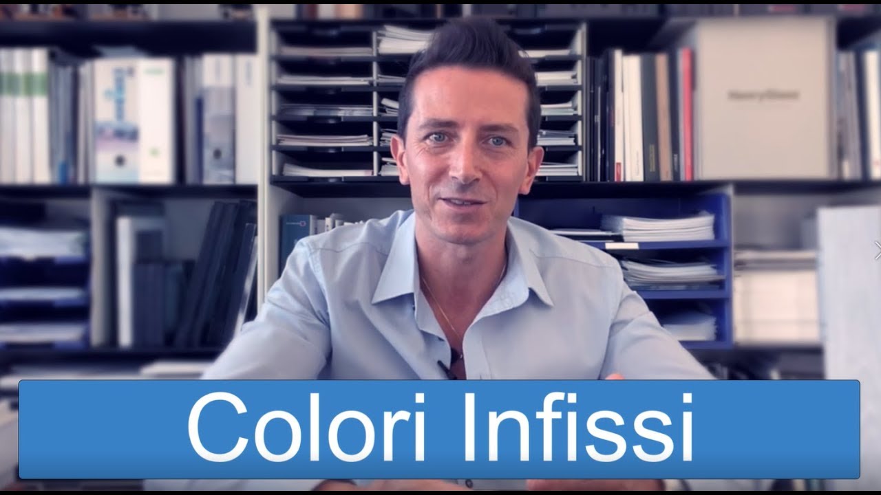 Finitura e colori degli infissi