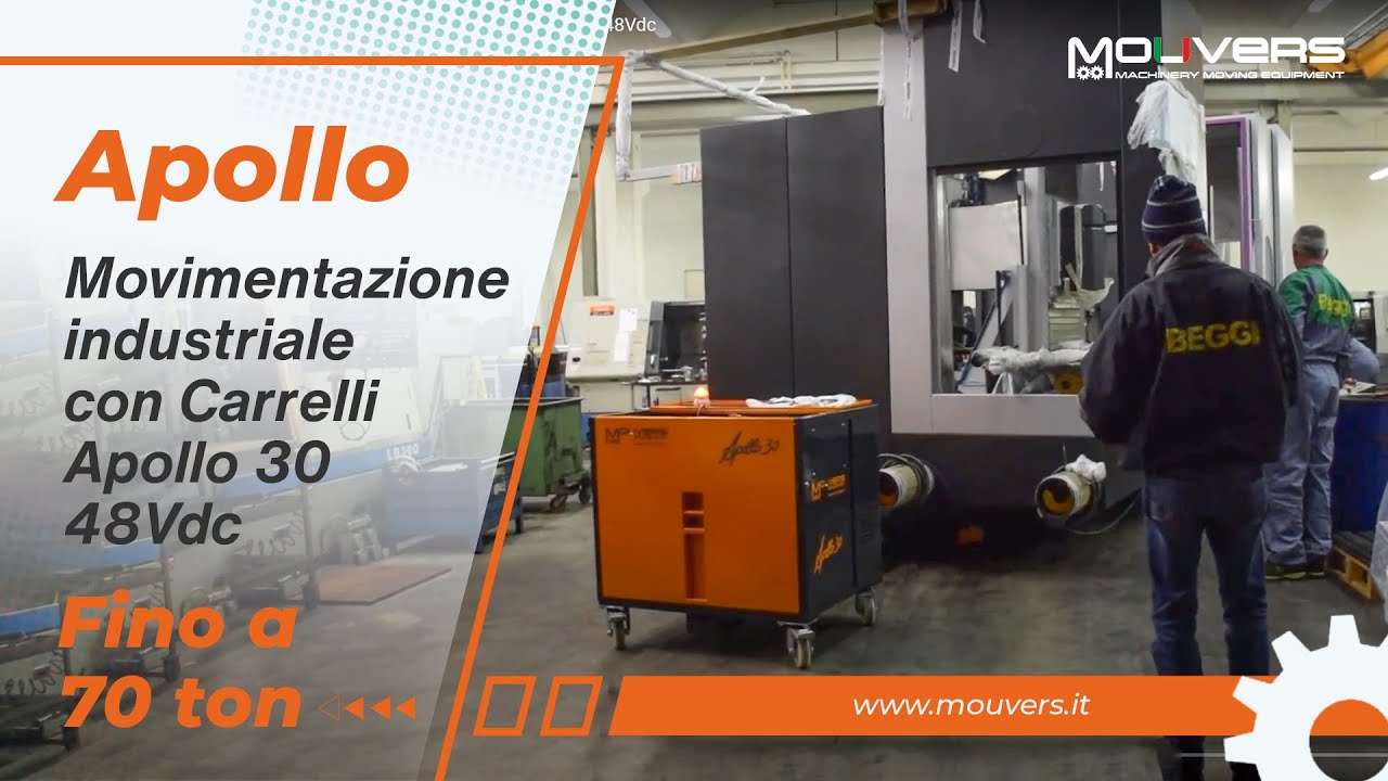 Movimentazione industriale con Carrelli Apollo 30 48Vdc