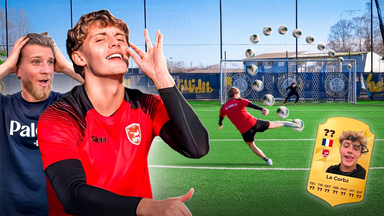 Le Corbz est-il fort au foot ?! (Il a failli signer en club pro 😱)