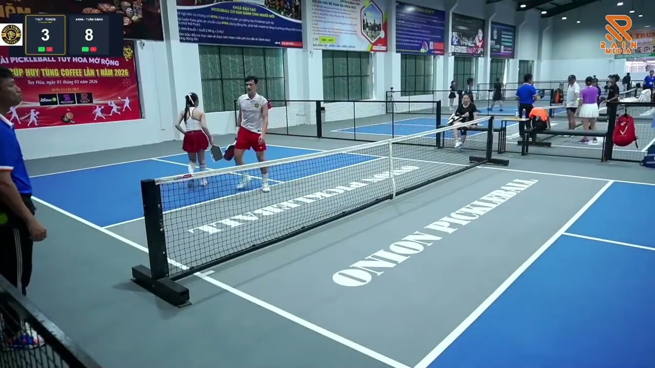 Full trận 4.8|| Tuấn Đặng/ Anna vs Tower/ Thuỳ - Giải Pickleball Tuy Hoà Open 2026.