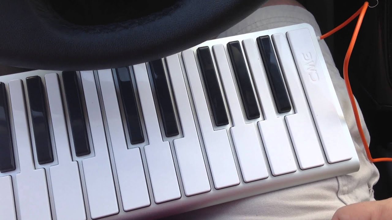 CME XKEY and iPad in the Car Line