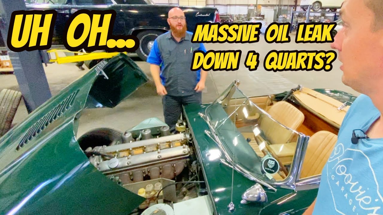 Все не так с самым дешевым родстером Jaguar S1 E-Type, с САМОЙ УЖАСНОЙ УТЕЧКОЙ МАСЛА В ИСТОРИИ!