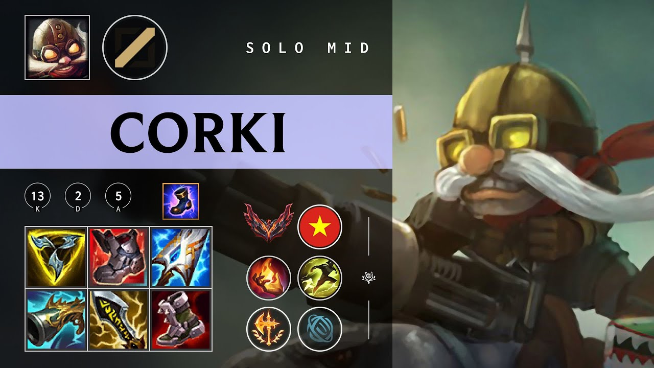 Corki Mid vs Taliyah - VN Grandmaster Patch 26.03