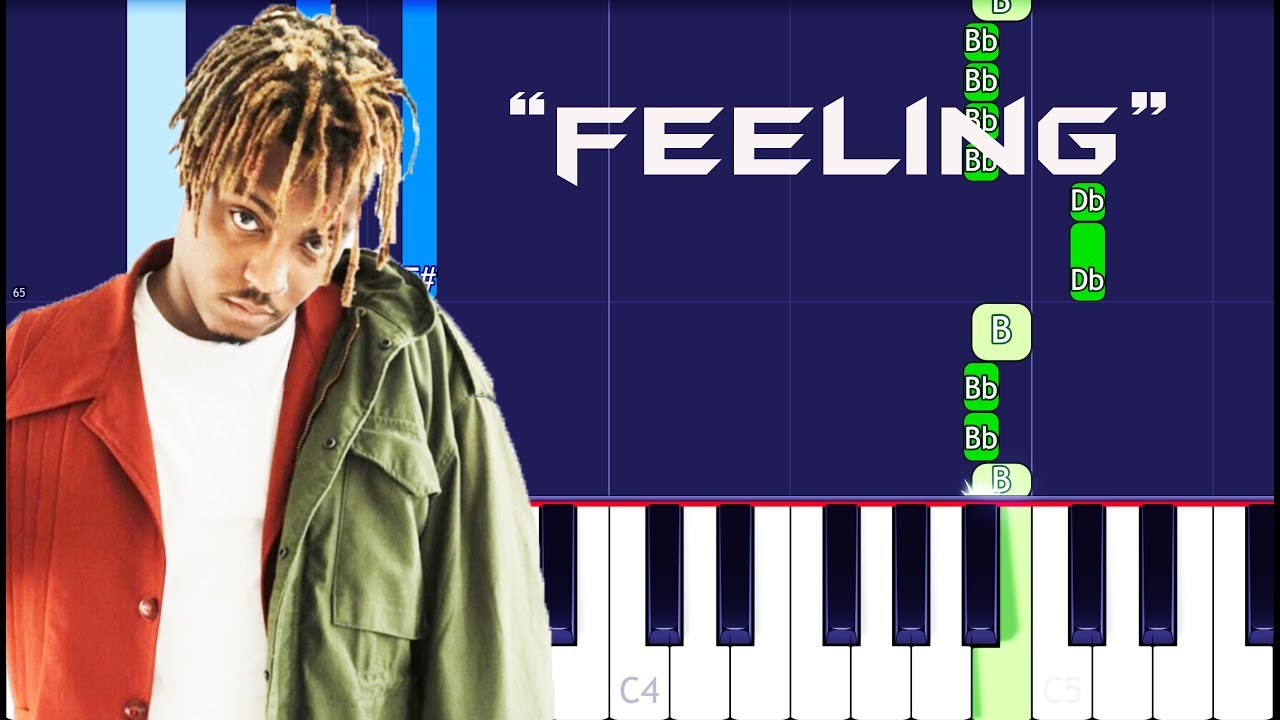 Juice WRLD - Feeling Piano Tutorial EASY (Piano Cover)