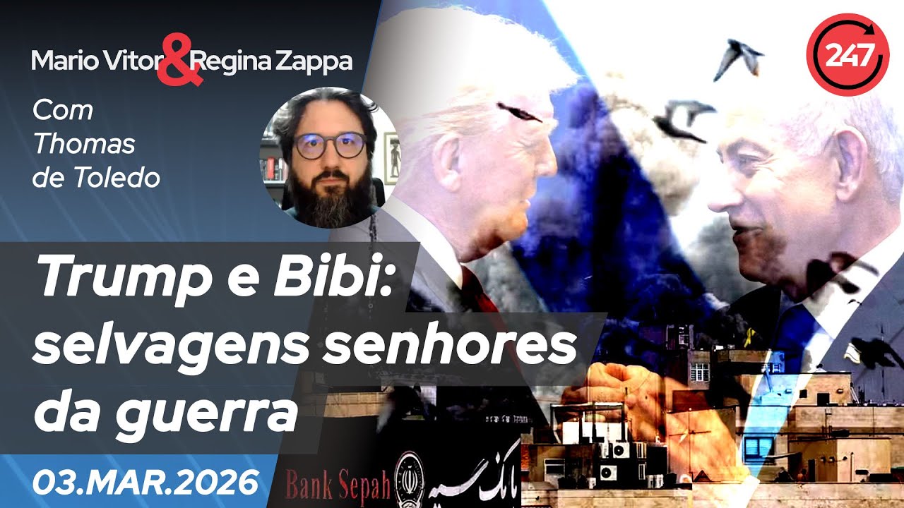 Mario Vitor & Regina Zappa - Trump e Bibi: selvagens senhores da guerra 3.3.26
