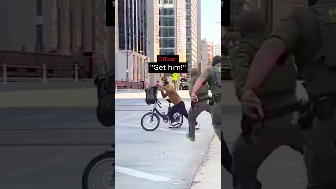 Police Chase An Illegal Citizen