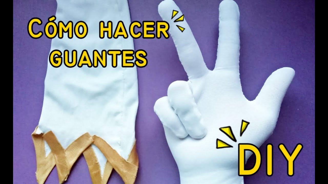 Como hacer guantes de tela | Guantes tutorial DIY