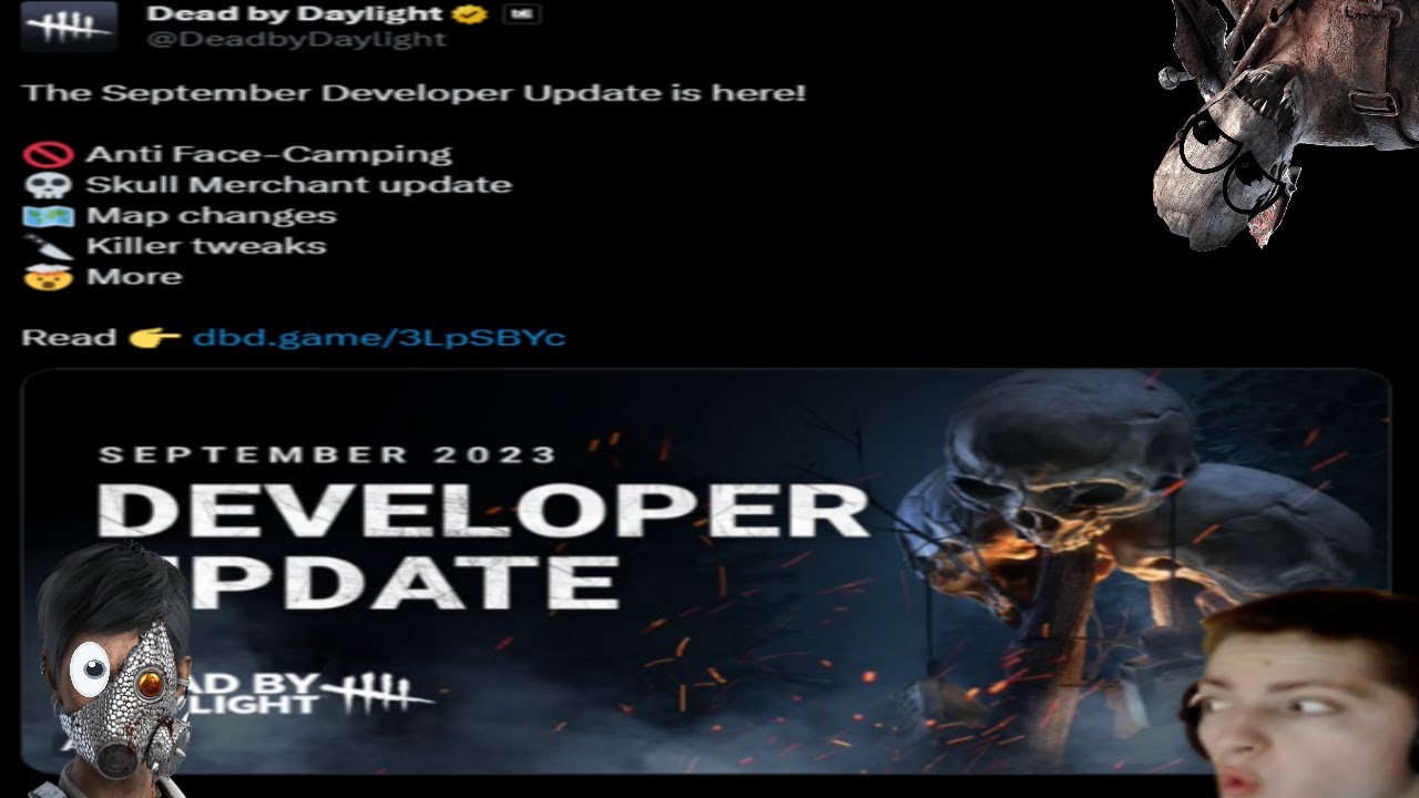 DBD September 2023 Dev Update - Skull Merchant Rework, Anti-Face Camp & other Tweaks/Changes