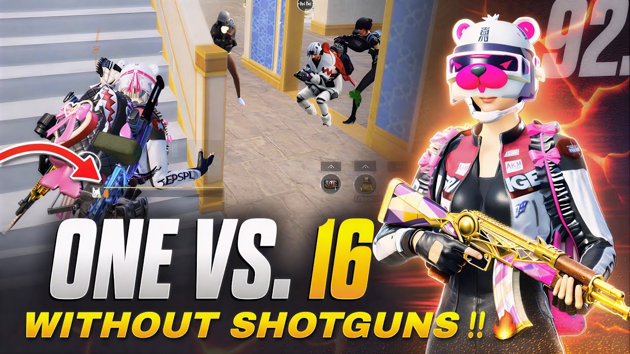 CHAOTIC One vs. 16 In The *HOTDROP!! | BGMI 🔱