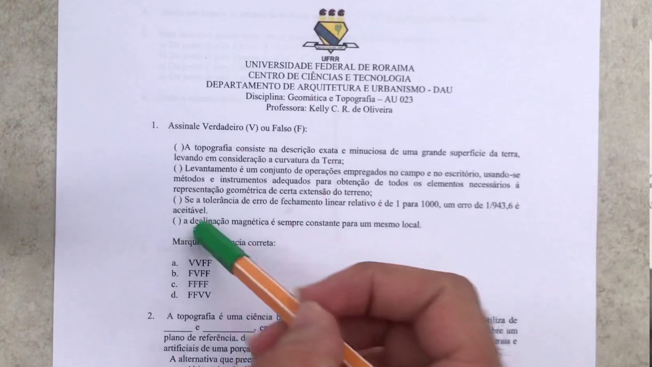 Questão 01 lista de exercício