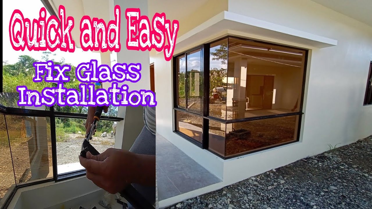 Paano Mag Install ng Fix Glass Using SOBC