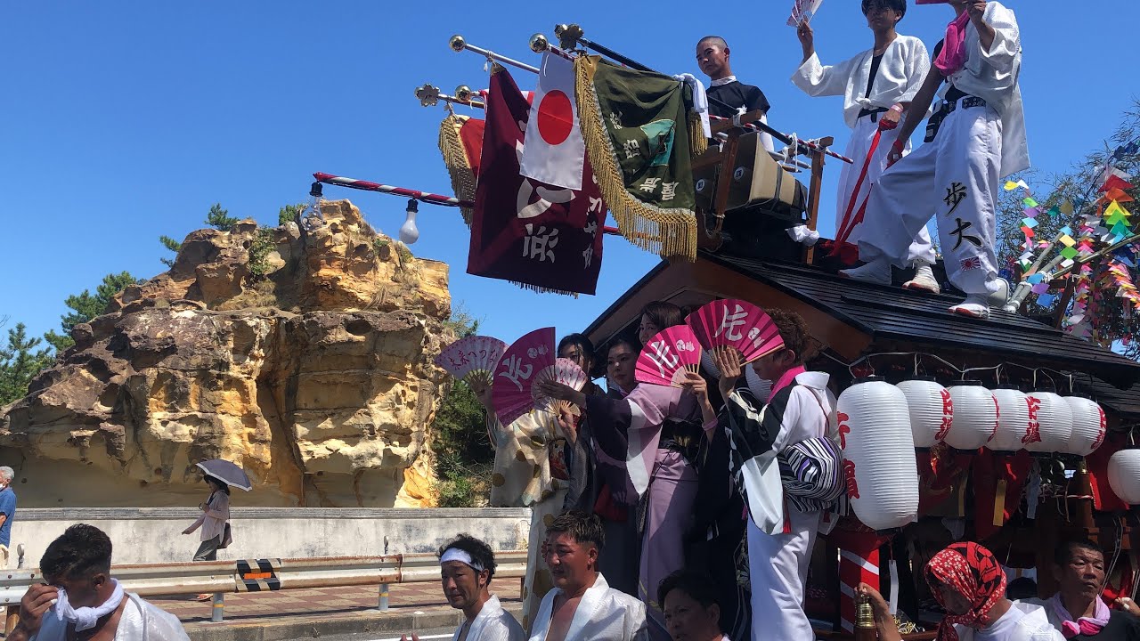 令和５年　淡路島岩屋秋祭り　片浜　岩屋ポート　岩屋商店街