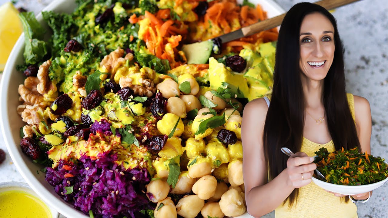 This Anti-Inflammatory Salad will leave you GLOWING (perfect for meal prep)