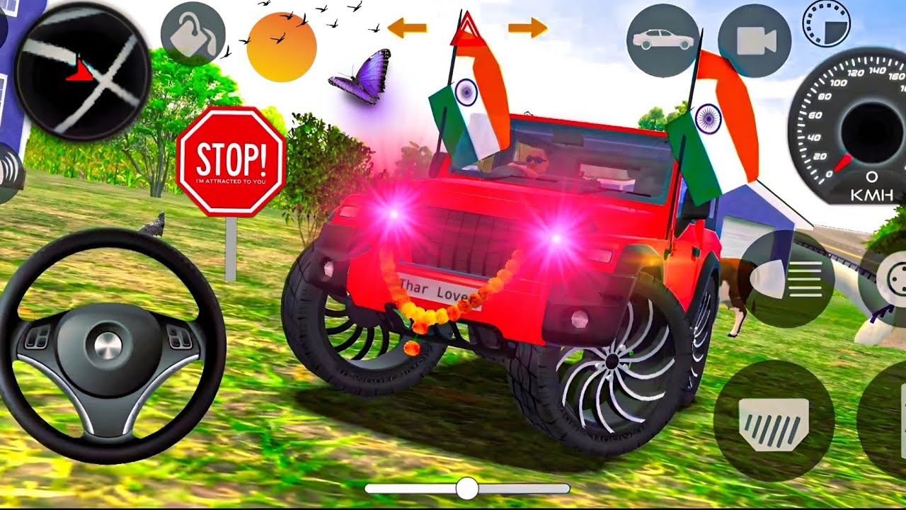 Dollar (Song) Modified Mahindra Thar😈 || Indian Car Simulator 3D || Android Gameplay Cars 3D #Games