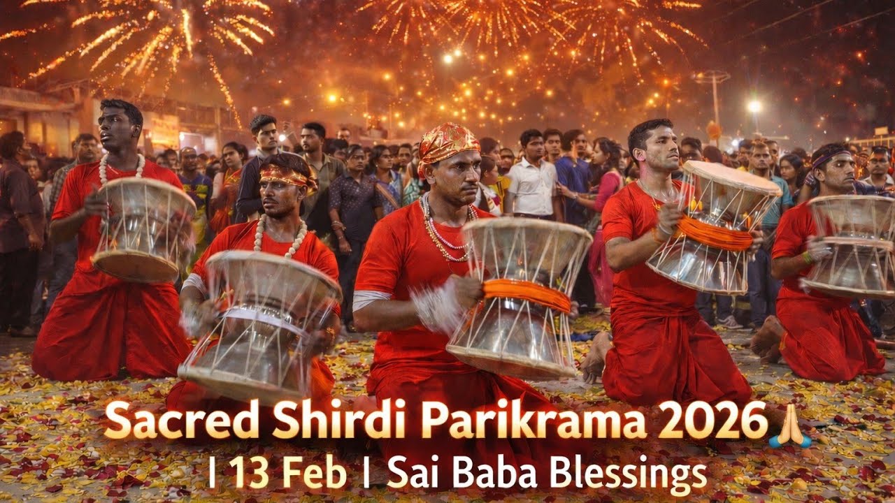 Sacred Shirdi Parikrama 2026 🙏 | 13 Feb | Sai Baba Blessings #aaosaibijlee #saibaba #shirdiparikrama