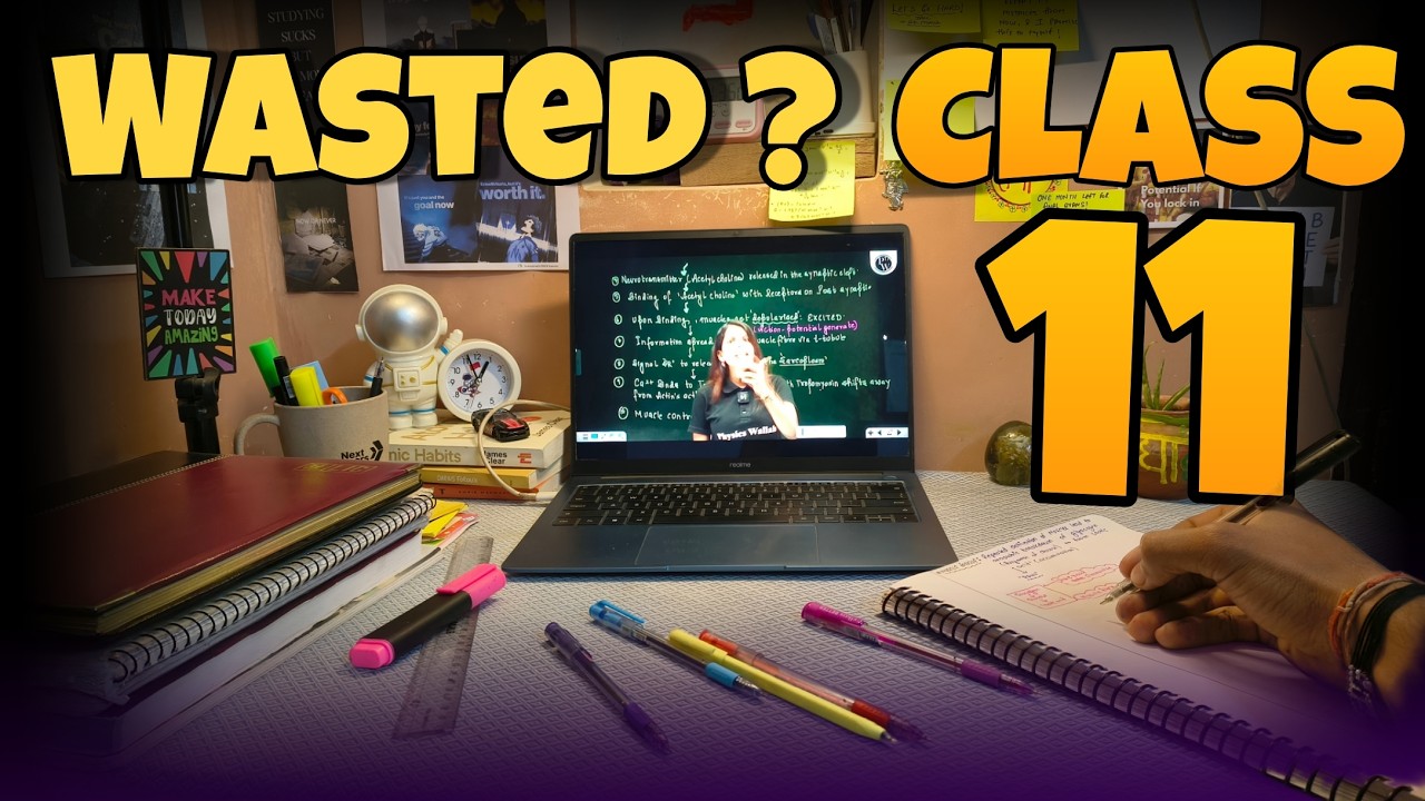 *CLASS 11TH* Wasted ? 🤧 | Neet 2027 aspirant | 11th Grader study vlog