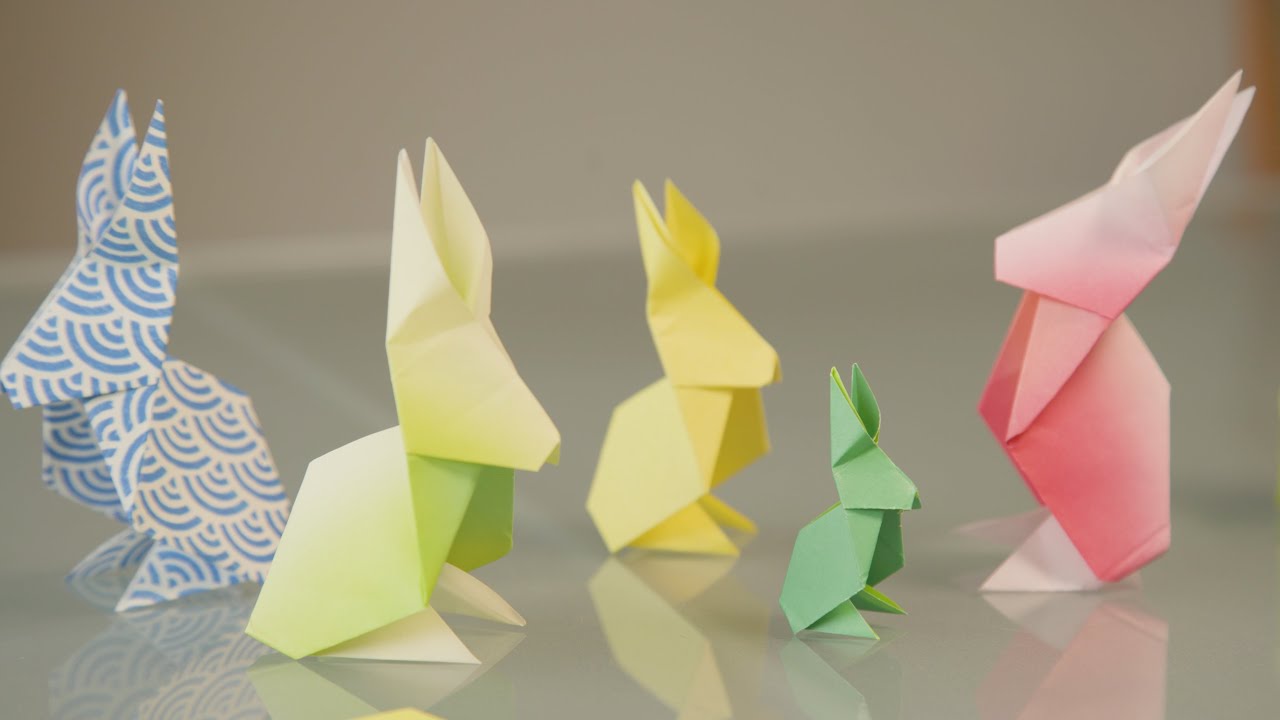 Voor pasen: Knutsel een haasje met Origami!