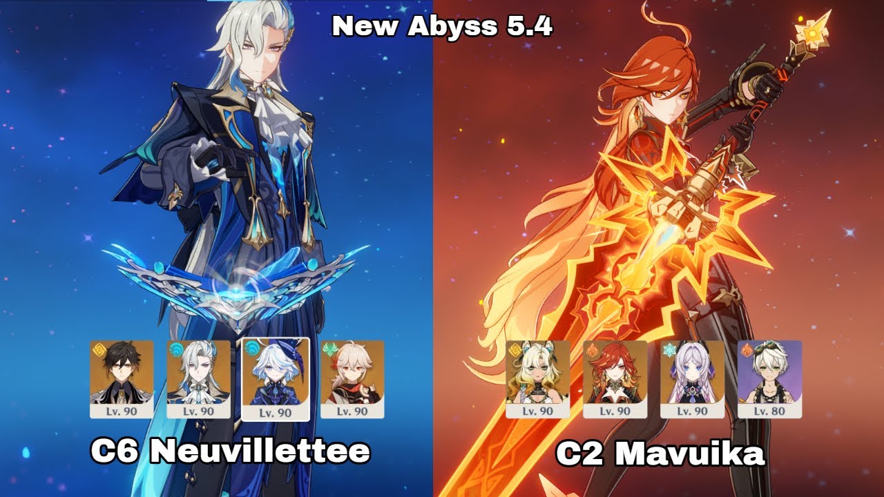 C6 Neuvillette & C2 Mavuika | NEW Spiral Abyss 5.4