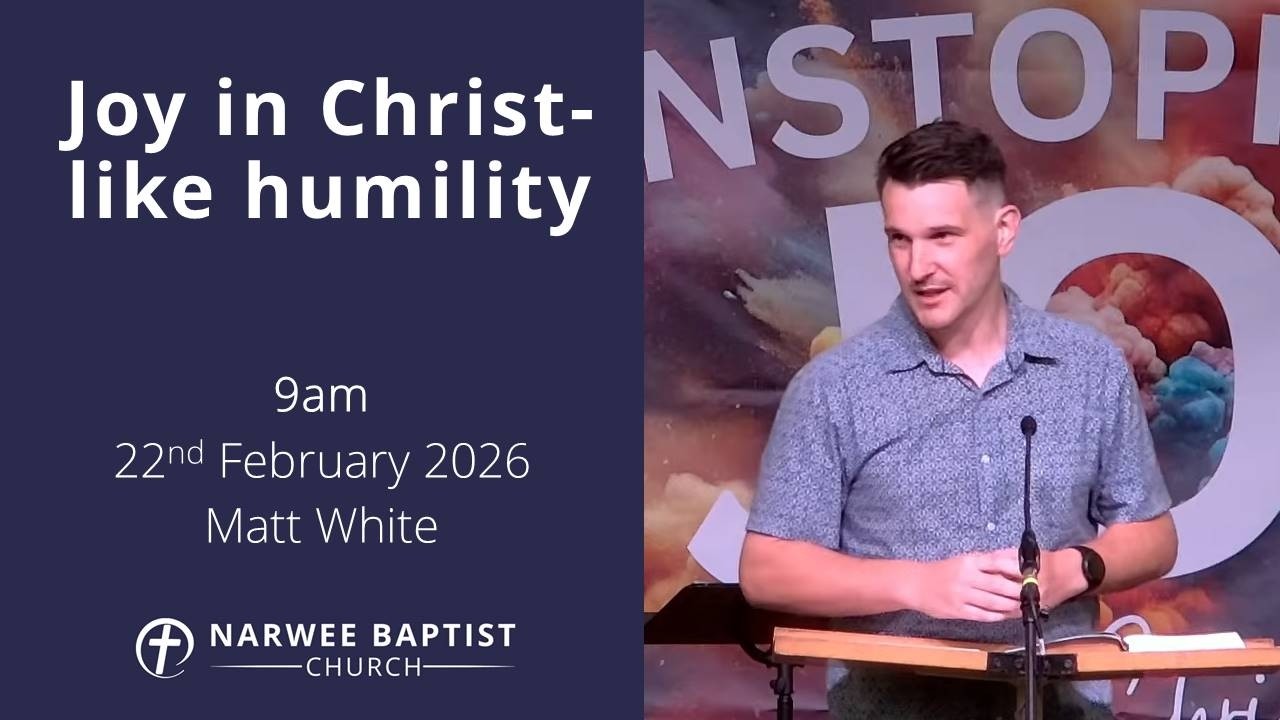 Joy in Christ-like humility - 9.00am