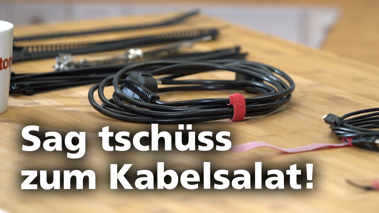 Kabelbinder: Was hilft gegen Kabelsalat? FAQ (DE)