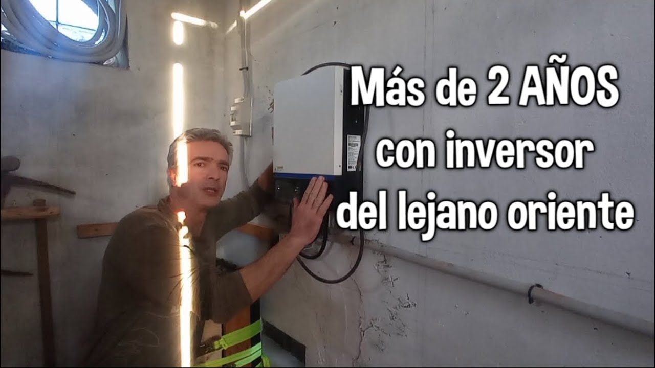 Instalación Solar AISLADA de red. 2 años con inversor 