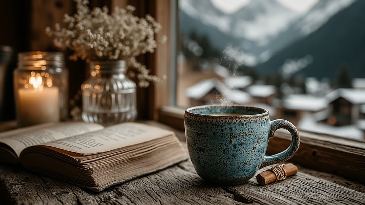Serene Jazz Piano for Snow Day Relaxation | Cozy Winter Ambiance & Mellow Lounge Music