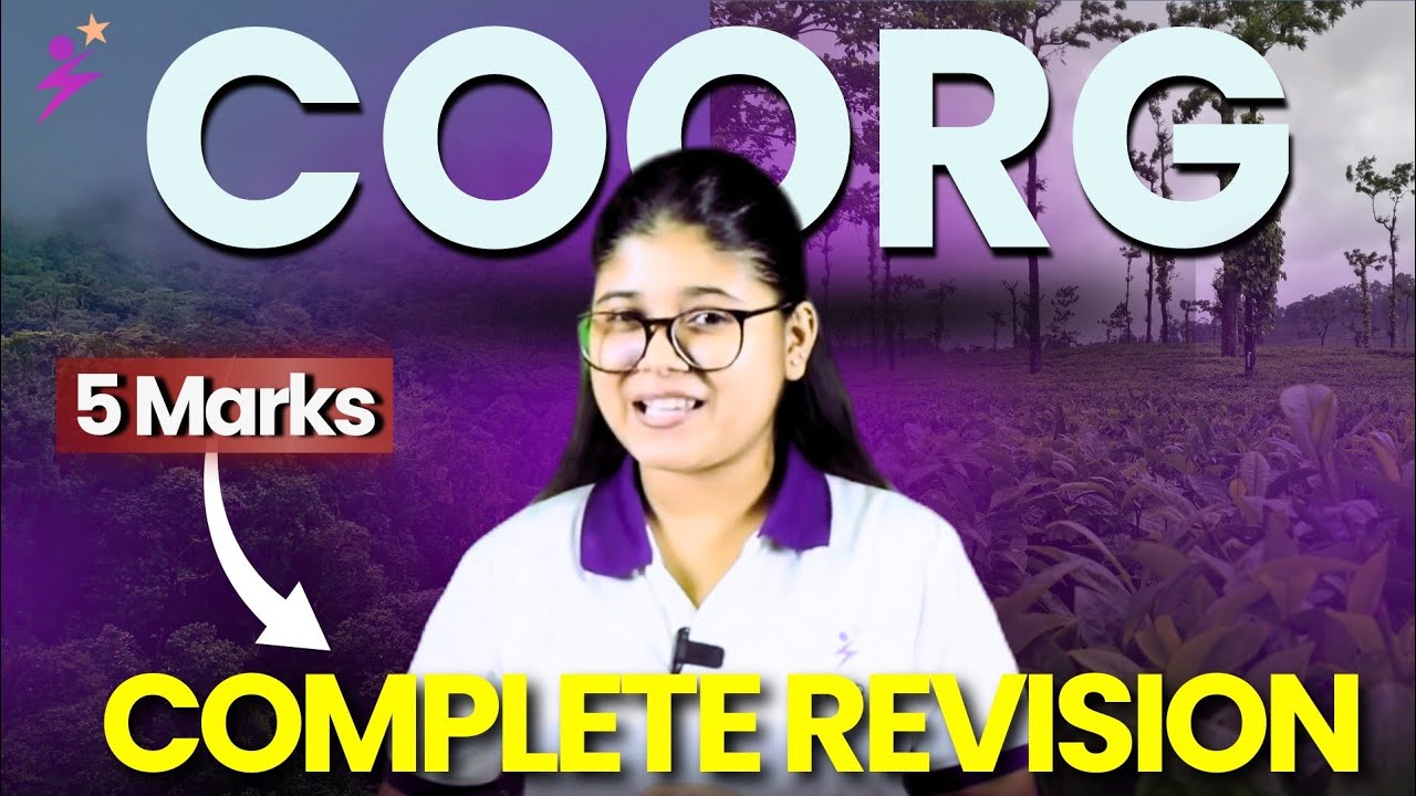COORG - Full Chapter Revision| Class 10 English     #sharpy #english #coorg 