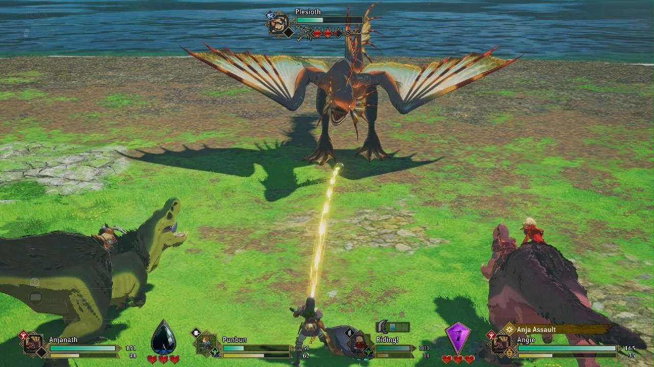 Monster Hunter Stories 3 Demo Plesioth Fight 