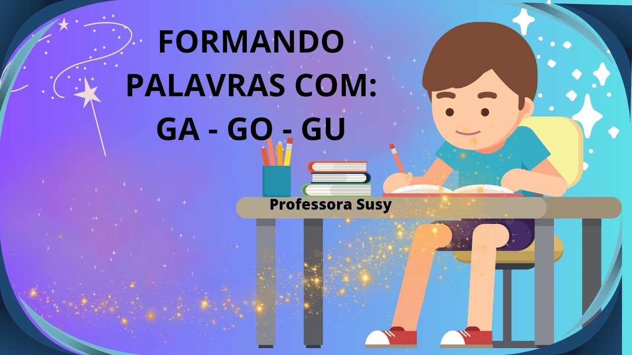 Formando palavras com GA-GO-GU