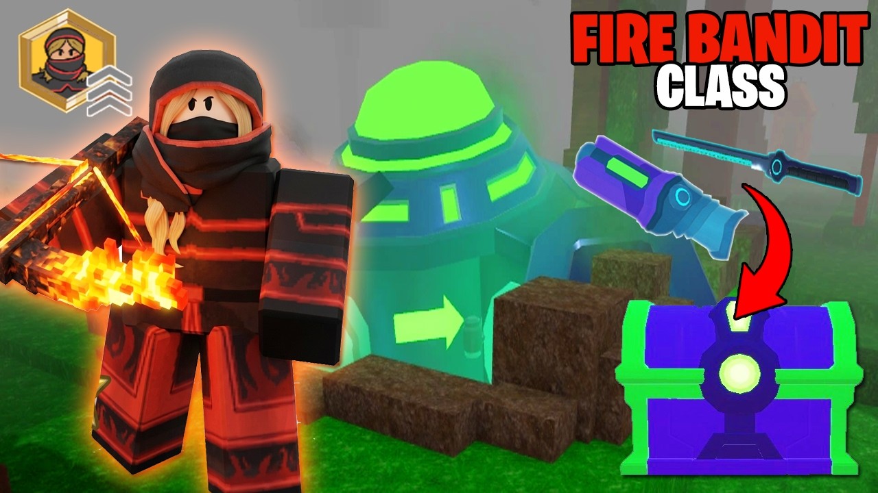 How to Beat Alien Invasion with Fire Bandit Class | 99 Nights in the Forest