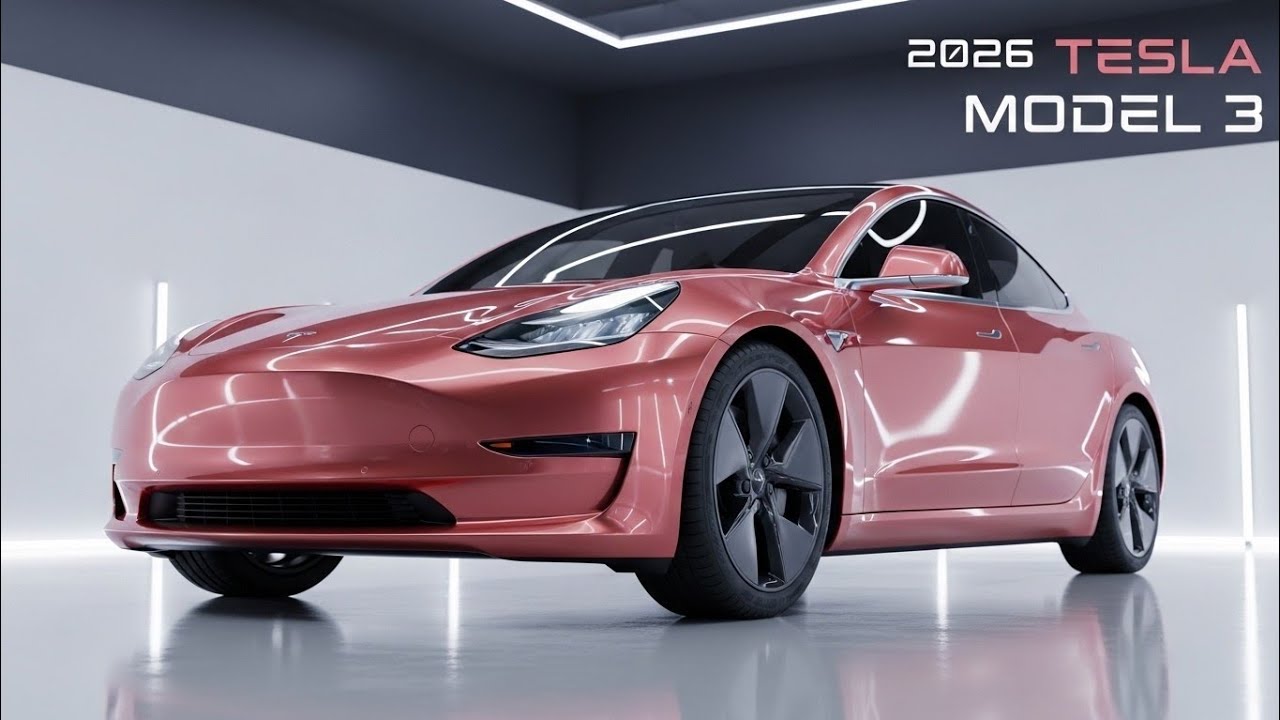 Tesla Model 3 2026 года – потрясающий новый дизайн и производительность | Полный обзор