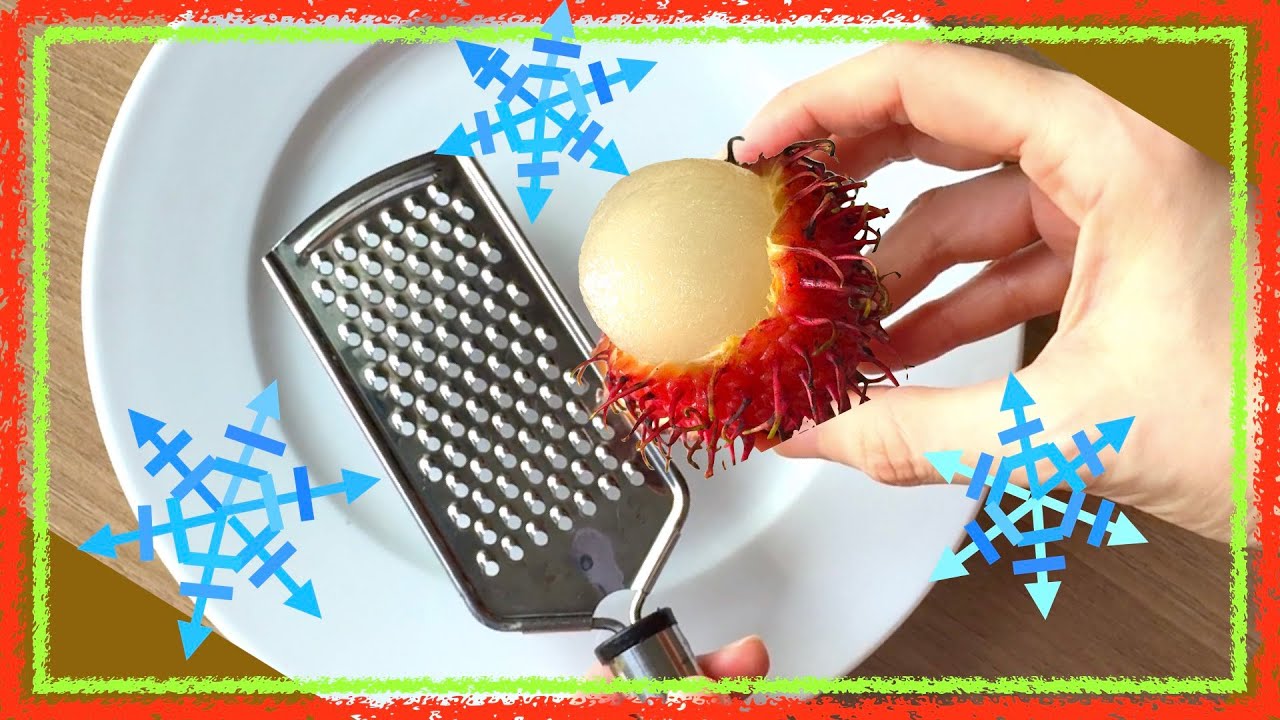 How to make frozen rambutan, and how to eat them| How to preserve rambutan fruit