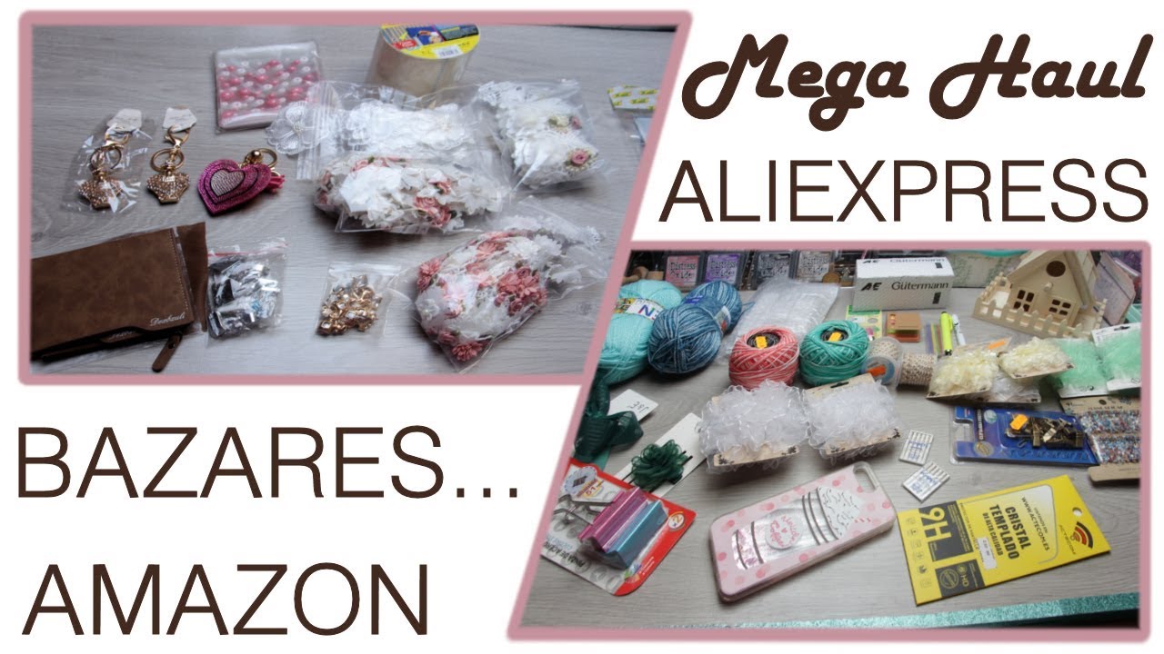 🛍MEGA HAUL DE COMPRAS🛍 ALIEXPRESS, AMAZON Y BAZARES