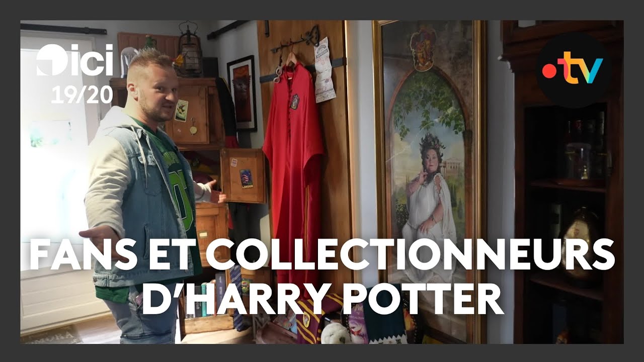 Fans et collectionneurs d'Harry Potter, leur maison est à l'image de Poudlard