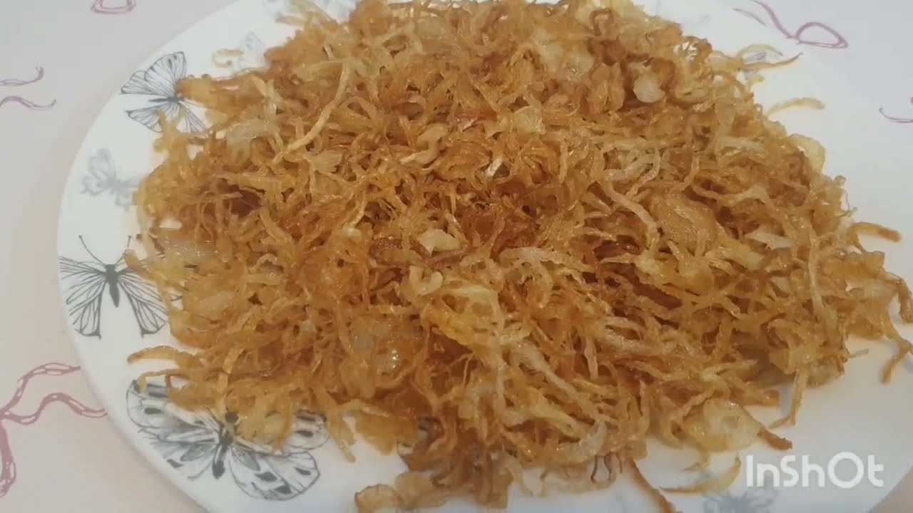 Perfect Tali Hui Pyaz Fried Onions Ki Recipe