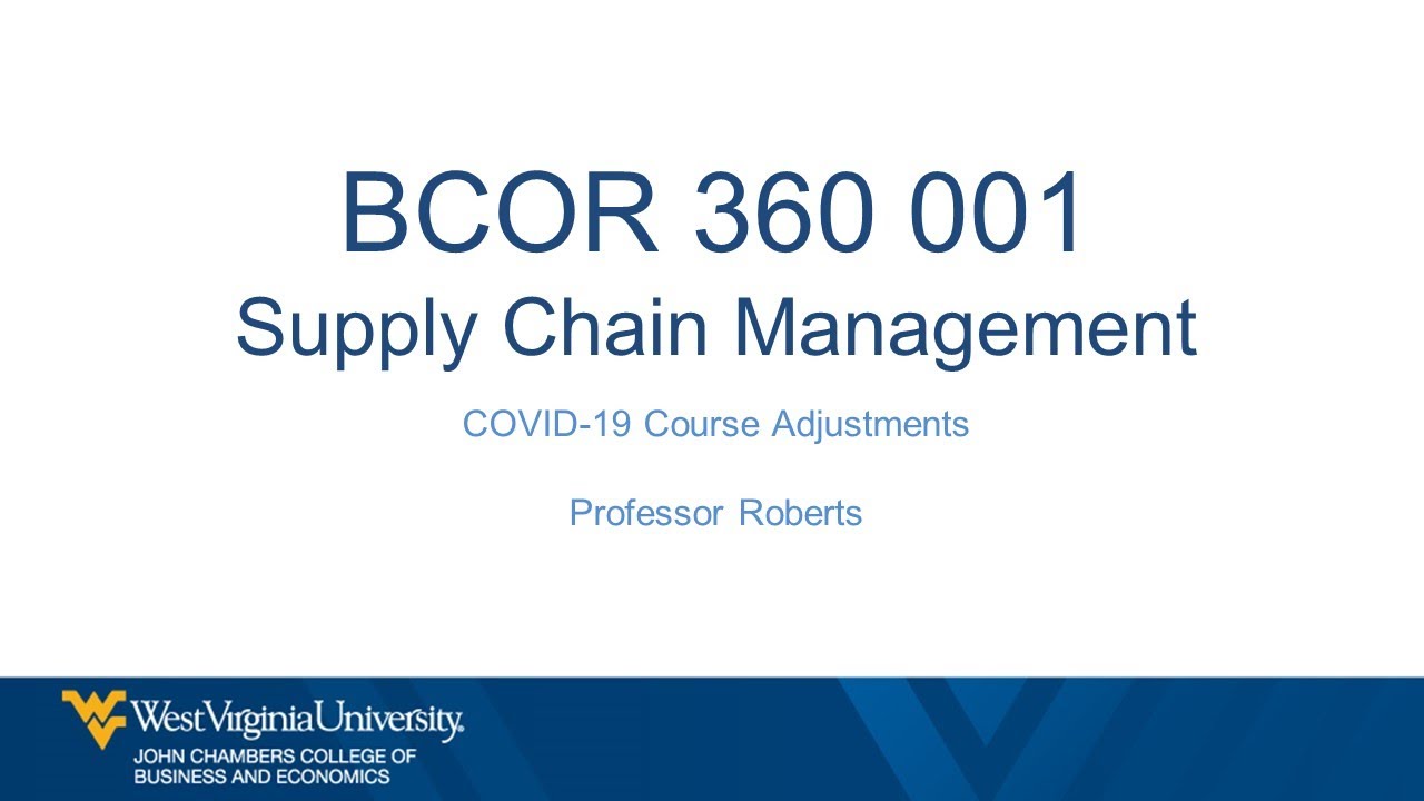 BCOR360 Spring 2020 - Course Adjustments