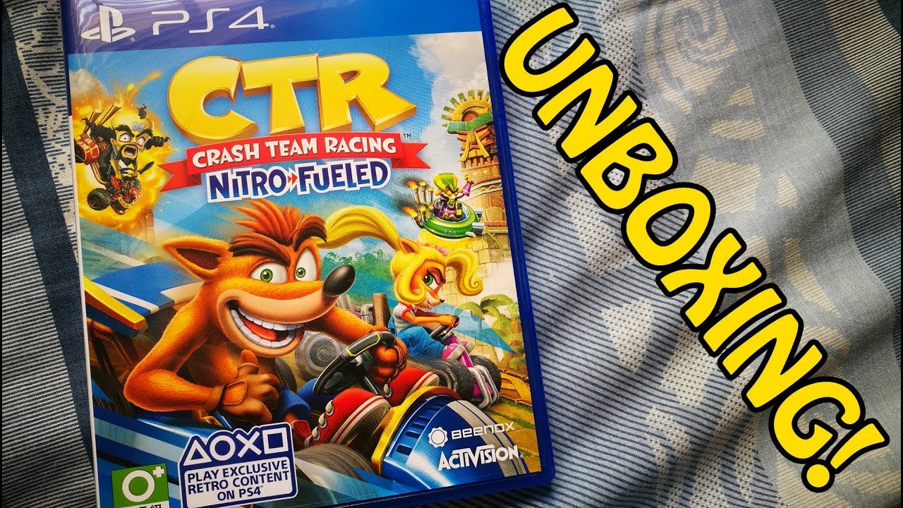 Crash Team Racing Nitro-Fueled PS4 UNBOXING!