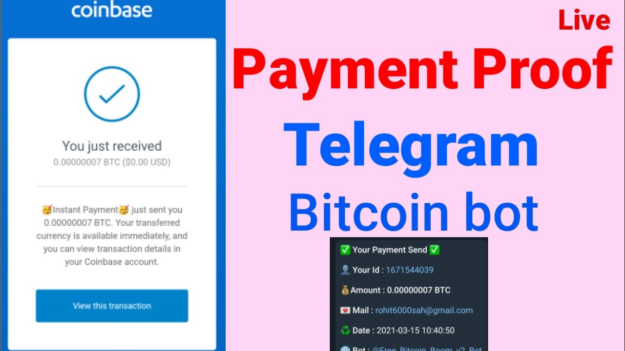 New BTC Bot Withdraw || Telegram btc payment proof || btc telegram bot with withdraw proof