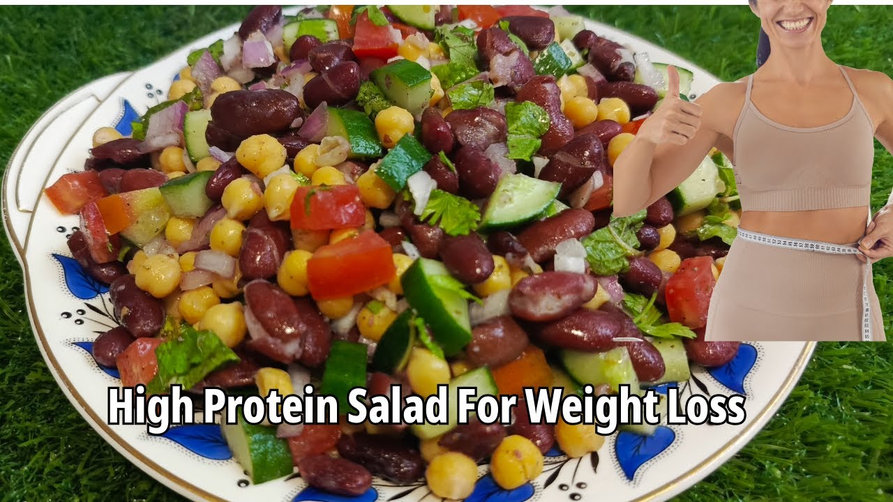 High Protein Salad | weight loss salad I High protein recipe I Cold meal I By Cook with Abida Safdar
