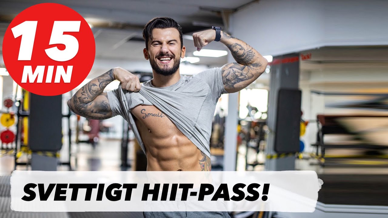 INTENSIVT HIIT-PASS P&Aring; BARA 15 MIN! | TRAINWITHSMAIL